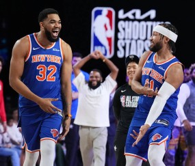 投篮之星赛-尼克斯队高分夺冠 布伦森唐斯狂秀手感